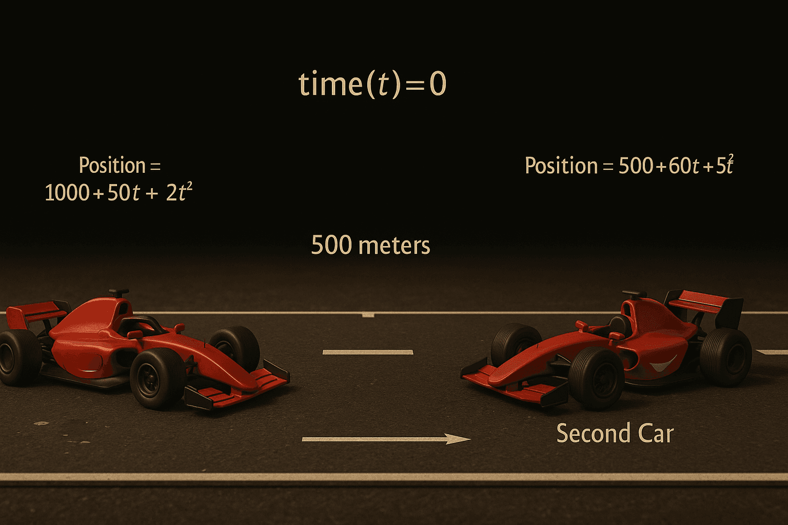 Racing car physics