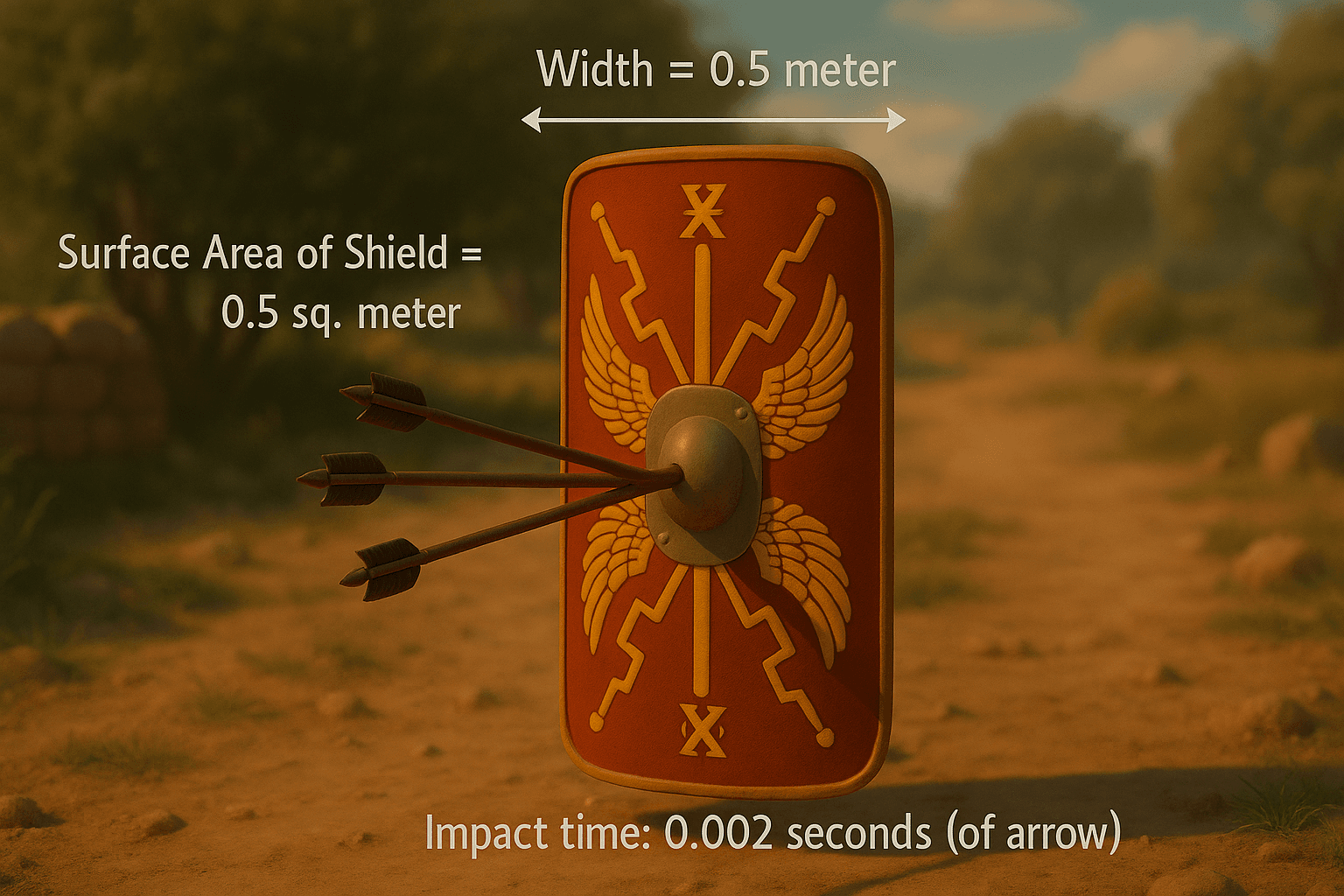 Roman shield physics